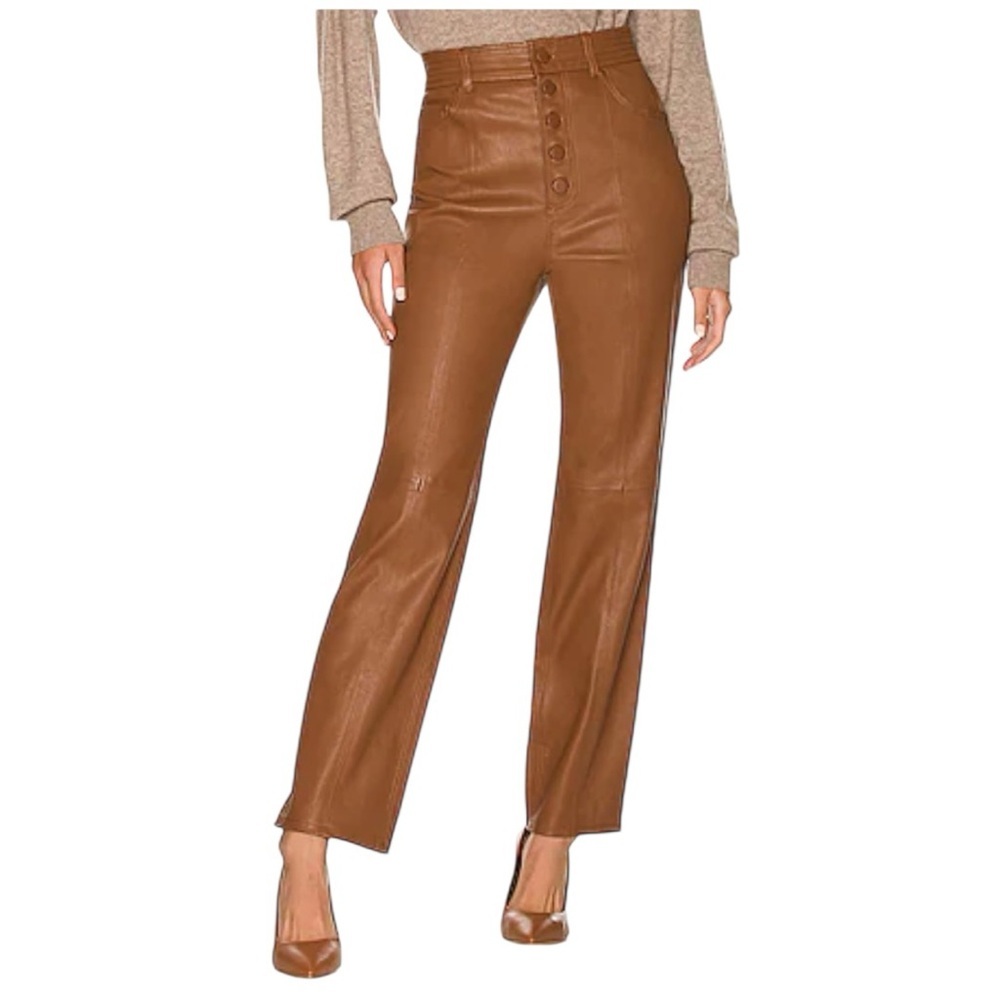 L'ACADEMIE The Kristina Genuine Leather Pant
